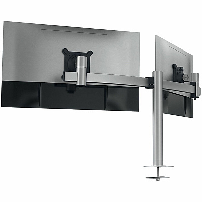 Durable Desk Mount for Monitor, Curved Screen Display - Silver (508623)