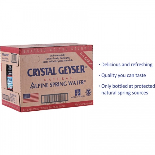 Crystal Geyser Alpine Bottled Spring Water (12514)