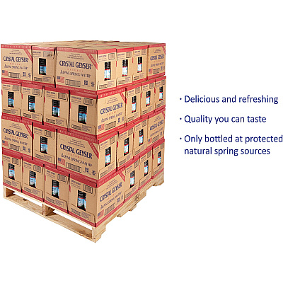 Crystal Geyser Alpine Bottled Spring Water (CGW12514)