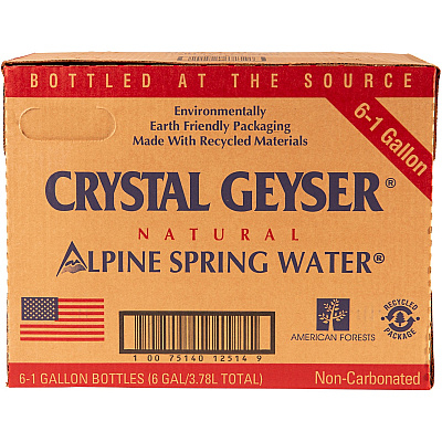Crystal Geyser Alpine Bottled Spring Water (CGW12514)