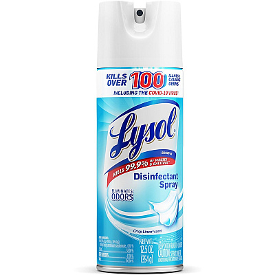 LYSOL Crisp Linen Disinfectant Spray (RAC74186)