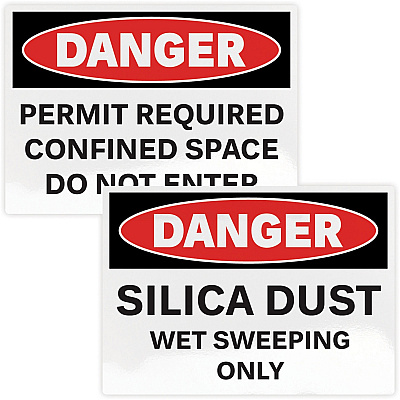 Avery Danger Header Printable Outdoor Vinyl Signs (AVE61553)