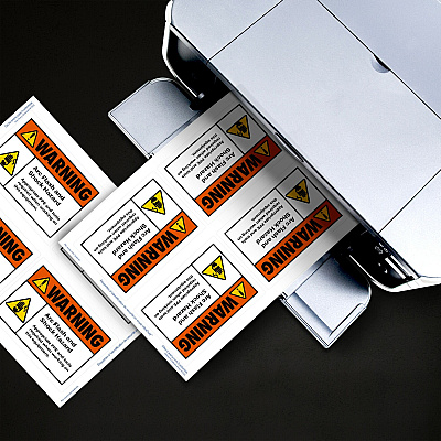 Avery Adhesive Printable Vinyl Signs (AVE61550)