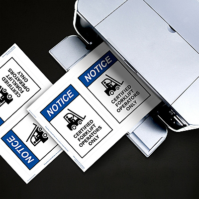 Avery Adhesive Printable Vinyl Signs (AVE61551)