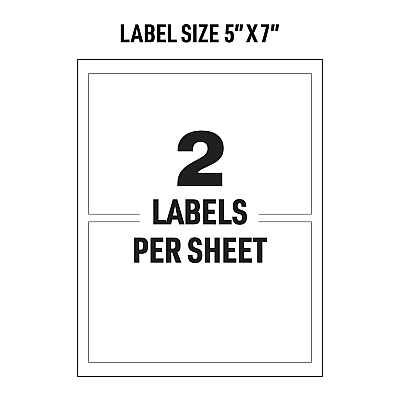 Avery Adhesive Printable Vinyl Signs (AVE61551)