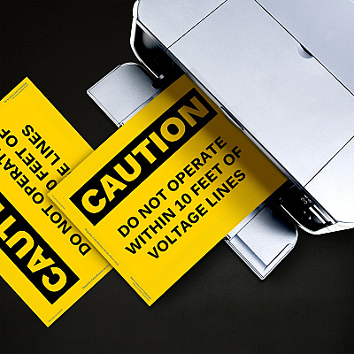 Avery Adhesive Printable Vinyl Signs (AVE61554)