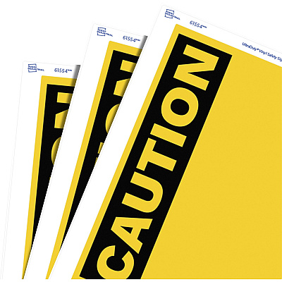 Avery Adhesive Printable Vinyl Signs (AVE61554)