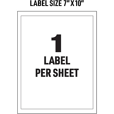 Avery Adhesive Printable Vinyl Signs (AVE61552)