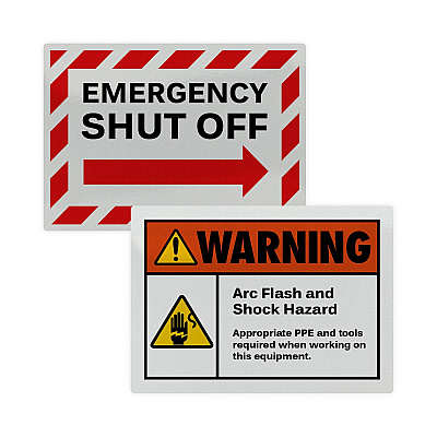 Avery Reflective Sign Labels (AVE61584)