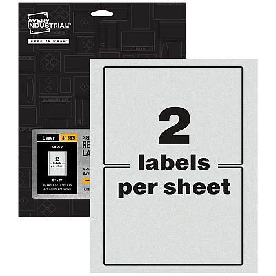 Avery Reflective Sign Labels (AVE61583)