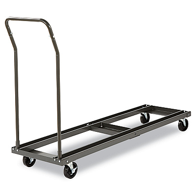Alera Chair/Table Cart, Metal, 600 lb Capacity, 20.86" x 50.78" to 72.04" x 43.3", Black (ALEFTCART)
