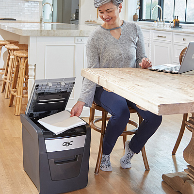 GBC AutoFeed+ Home Shredder, 60X, Super Cross-Cut, 60 Sheets (GBCWSM1757601)