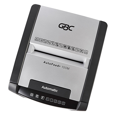 GBC AutoFeed+ Home Office Shredder, 100M, Micro-Cut, 100 Sheets (GBCWSM1757603)