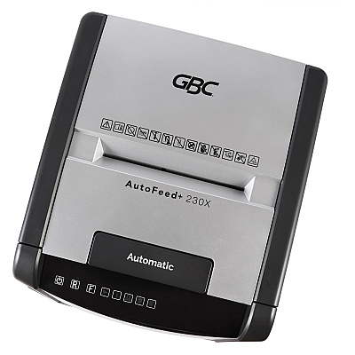 GBC AutoFeed+ Small Office Shredder, 230X, Super Cross-Cut, 230 Sheets (GBCWSM1757606)