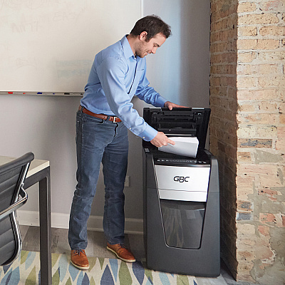 GBC AutoFeed+ Office Shredder, 300M, Micro-Cut, 300 Sheets (GBCWSM1757609)