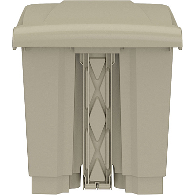 Safco Plastic Step-on Waste Receptacle (SAF9924TN)