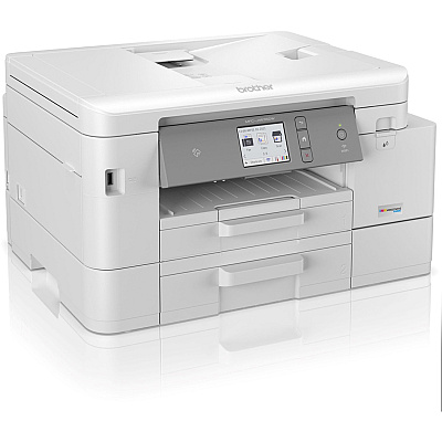 Brother INKvestment Tank MFC-J4535DW Inkjet Multifunction Printer-Color-Copier/Fax/Scanner-4800x1200 dpi Print-Automatic Duplex Print-30000 Pages-400 sheets Input-Color Flatbed Scanner-2400 dpi Optical Scan-Color Fax-Wireless LAN-Apple AirPrint