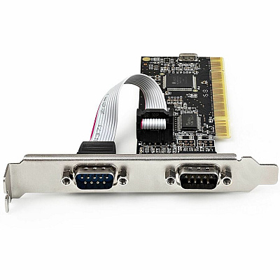 StarTech Serial/parallel Pci Card With Dual Serial Rs232 Ports (db9) & 1x Parallel Lpt Port (db25), Pci Combo Adapter Card, Pci Expansion Card Controller (PCI2S1P2)