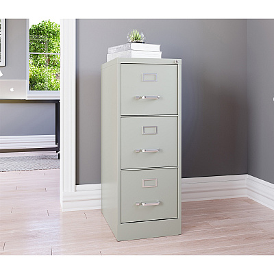 Lorell Fortress Series 22" Commercial-Grade Vertical File Cabinet (LLR42298)