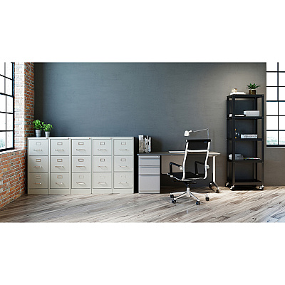 Lorell Fortress Series 22" Commercial-Grade Vertical File Cabinet (LLR42298)
