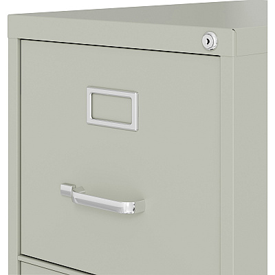 Lorell Fortress Series 22" Commercial-Grade Vertical File Cabinet (LLR42298)