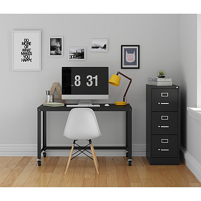 Lorell Fortress Series 22" Commercial-Grade Vertical File Cabinet (LLR42297)