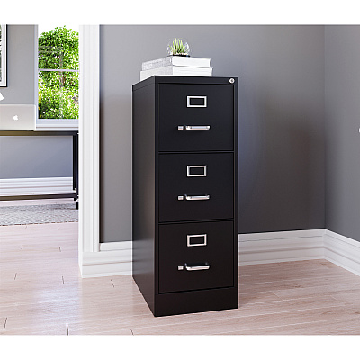Lorell Fortress Series 22" Commercial-Grade Vertical File Cabinet (LLR42297)