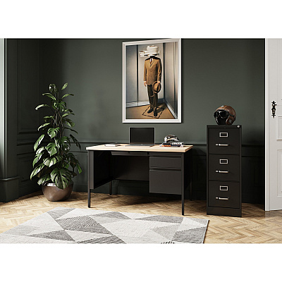 Lorell Fortress Series 22" Commercial-Grade Vertical File Cabinet (LLR42297)