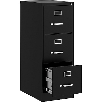 Lorell Fortress Series 22" Commercial-Grade Vertical File Cabinet (LLR42297)