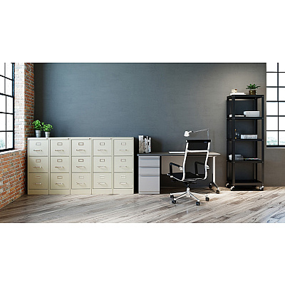 Lorell Fortress Series 22" Commercial-Grade Vertical File Cabinet (LLR42296)