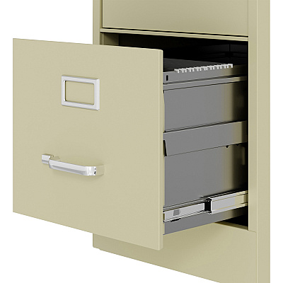 Lorell Fortress Series 22" Commercial-Grade Vertical File Cabinet (LLR42296)