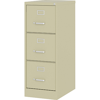 Lorell Fortress Series 22" Commercial-Grade Vertical File Cabinet (LLR42296)
