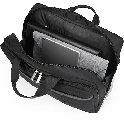 bugatti Gregory Carrying Case (Briefcase) for 17" to 17.3" Notebook - Black (BUGEXB1707BLK)
