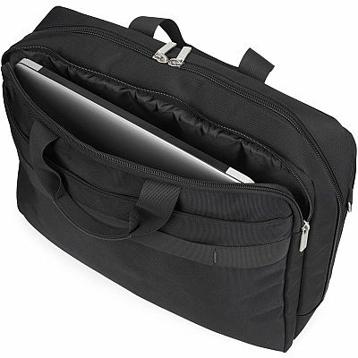bugatti Gregory Carrying Case (Briefcase) for 17" to 17.3" Notebook - Black (BUGEXB1707BLK)