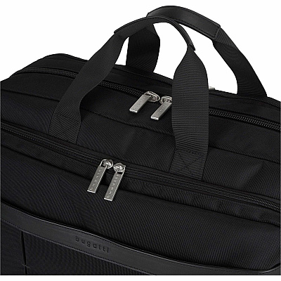 bugatti Gregory Carrying Case (Briefcase) for 17" to 17.3" Notebook - Black (BUGEXB1707BLK)