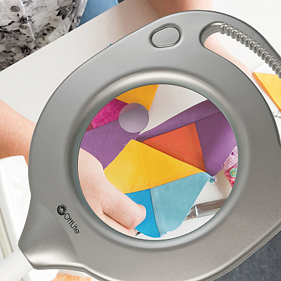 OttLite LED Magnifier Floor & Table Light (OTTCS43828W)