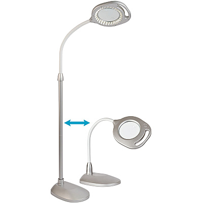 OttLite LED Magnifier Floor & Table Light (OTTCS43828W)
