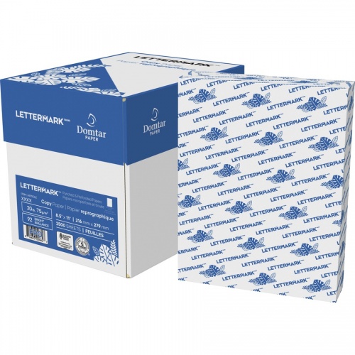 Lettermark Punched & Perforated Papers with Perforations every 3-2/3" - White (8824)