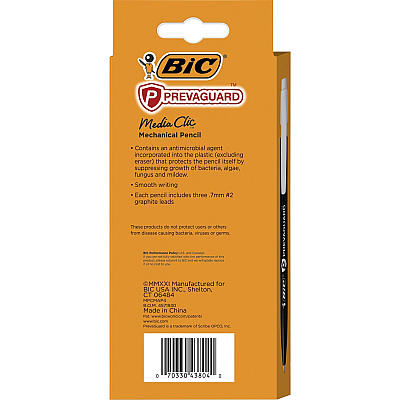 BIC Antimicrobial Mechanical Pencils (BICMPCMAP4)