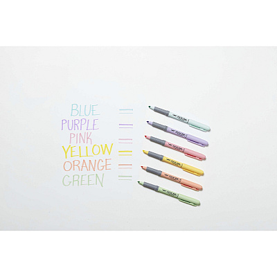 BIC Brite Liner Grip Highlighters, Assorted, 12 Pack (BICGBLD11AST)