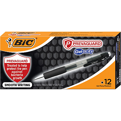 BIC PrevaGuard Gel-ocity Gel Pen (BICRGGA11BK)