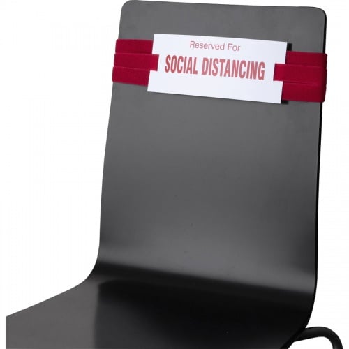 Advantus Social Distancing Chair Strap Sign (98057)
