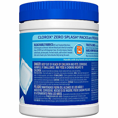 Clorox Zero Splash Bleach Packs (CLO31371)