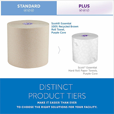 Scott Essential 100% Recycled Hard Roll Towels (KCC54038)