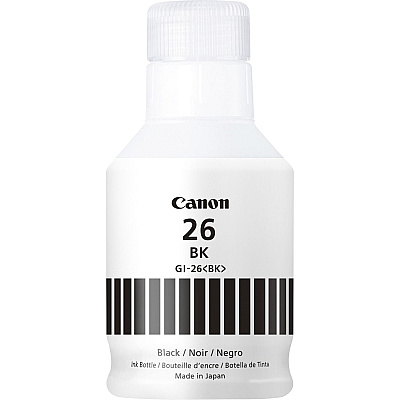 Canon GI-26 Pigment Color Ink Bottle (CNMGI26BK)