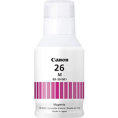 Canon GI-26 Pigment Color Ink Bottle (CNMGI26M)