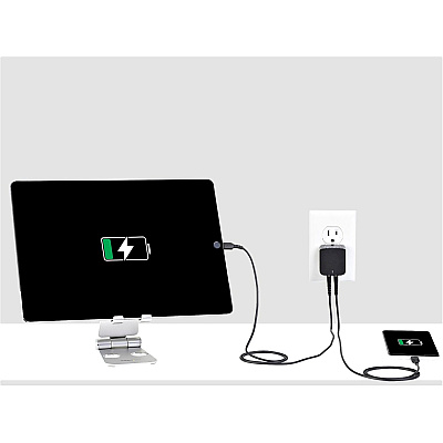 StarTech 2 Port Usb Wall Charger (2.4a / 1a Port) (USB2PACUBK)