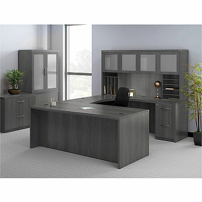 Safco Aberdeen Series 42" Curved Bridge (ACB4224LGS)
