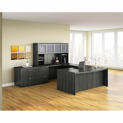 Safco Aberdeen Series 42" Curved Bridge (ACB4224LGS)