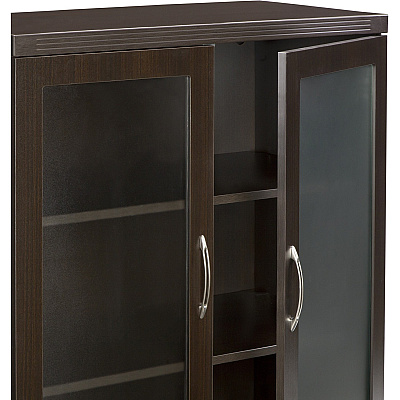Safco Aberdeen Series Glass Display Cabinet (AGDCLDC)